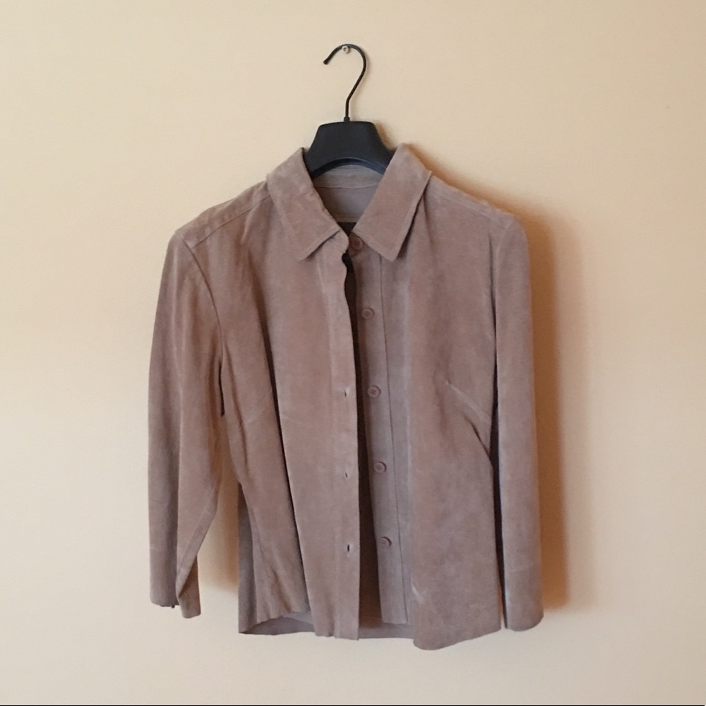 Brandon Thomas Suede Shirt